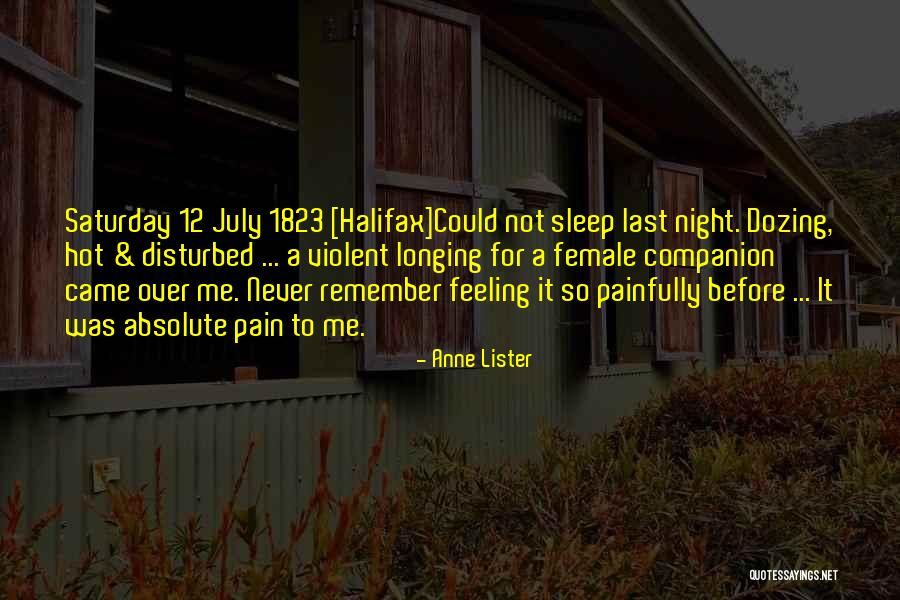 Dozing Quotes By Anne Lister Dozing Quotes By Anne Lister