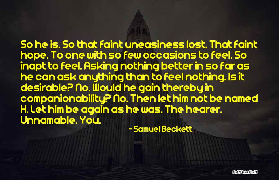 Dozo Yoroshiku Quotes By Samuel Beckett Dozo Yoroshiku Quotes By Samuel Beckett