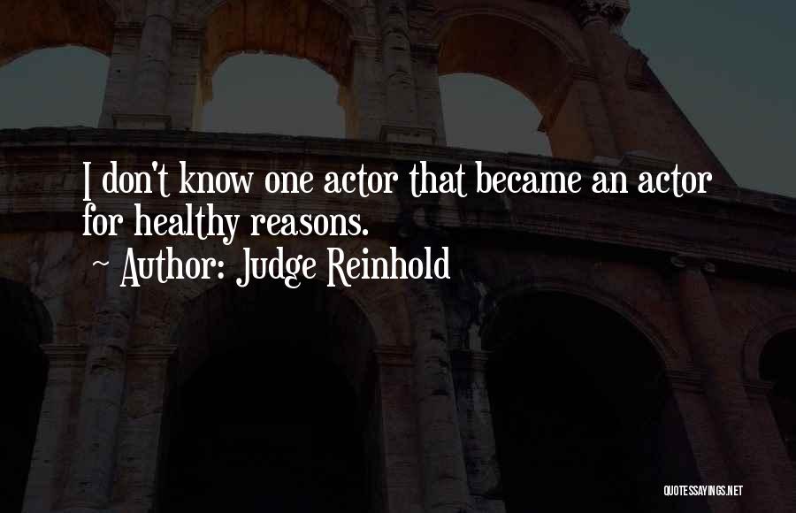 Dr Ernst Janning Quotes By Judge Reinhold