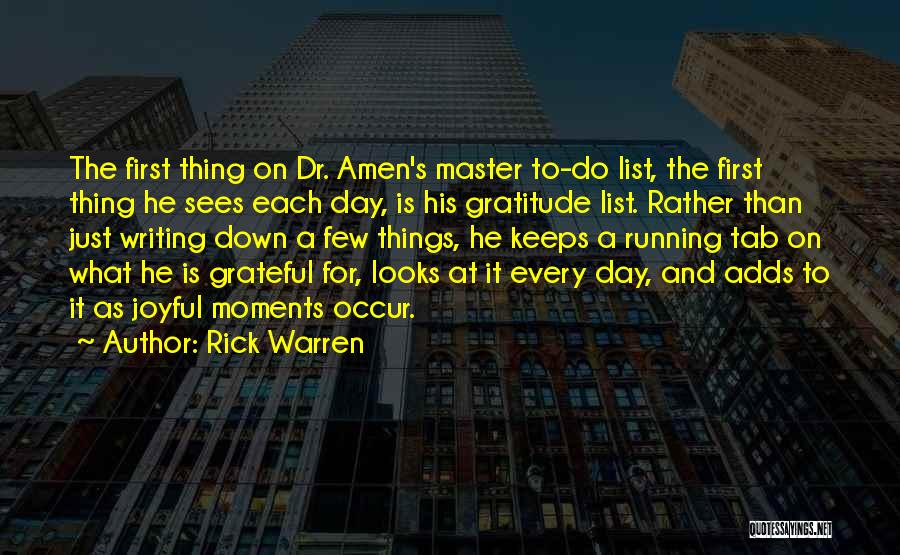 Dr First Quotes By Rick Warren