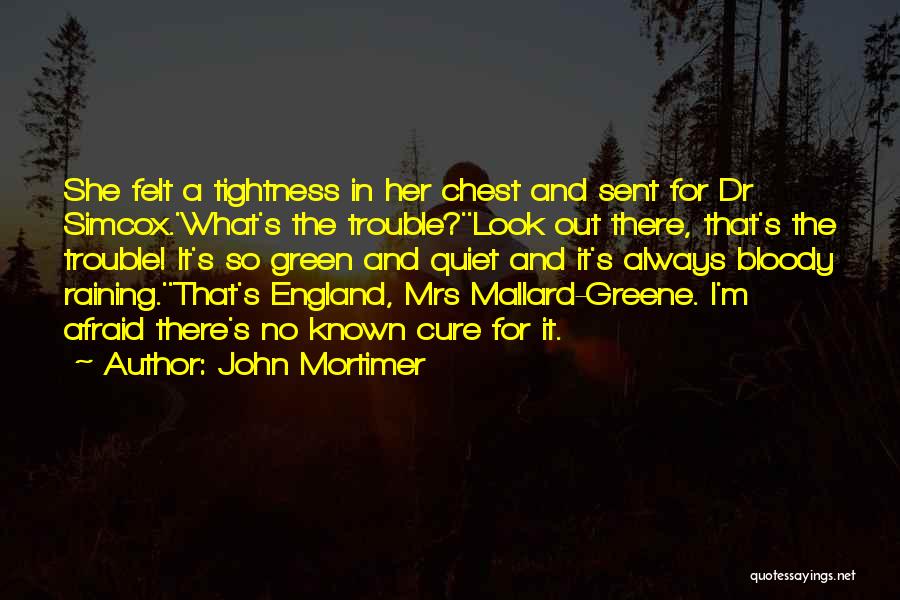 Dr Mortimer Quotes By John Mortimer