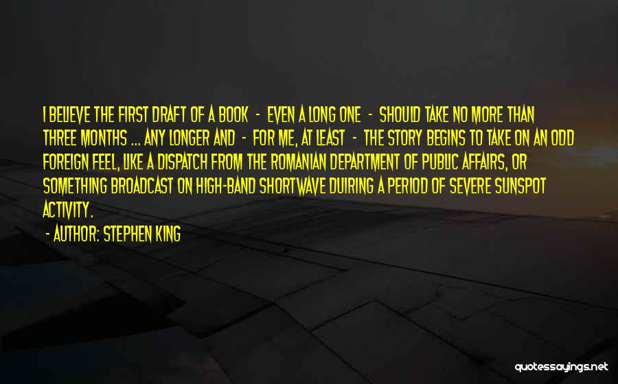 Draft Quotes By Stephen King