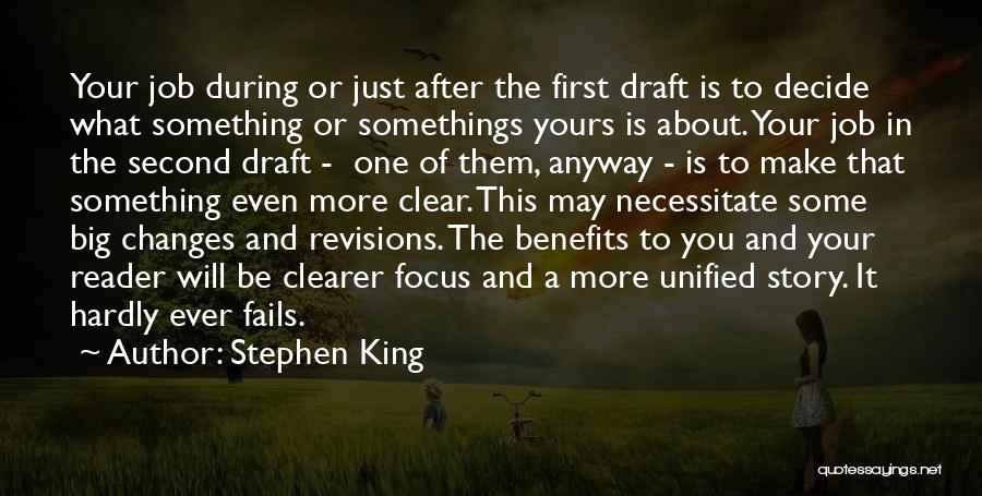 Draft Quotes By Stephen King