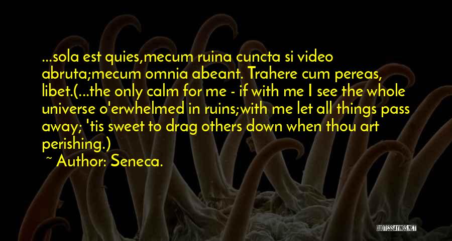 Drag Me Down Quotes By Seneca.