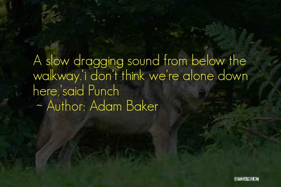 Dragging The Past Quotes By Adam Baker