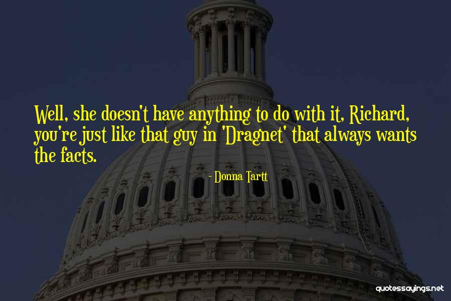 Dragnet Quotes By Donna Tartt Dragnet Quotes By Donna Tartt