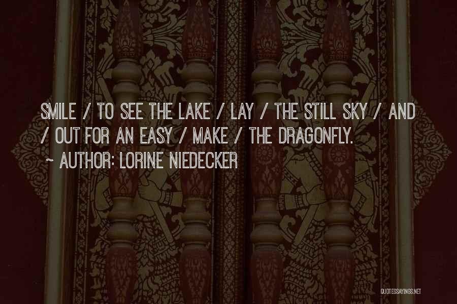 Dragonfly Quotes By Lorine Niedecker