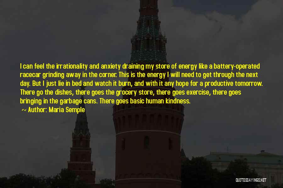 Draining Energy Quotes By Maria Semple