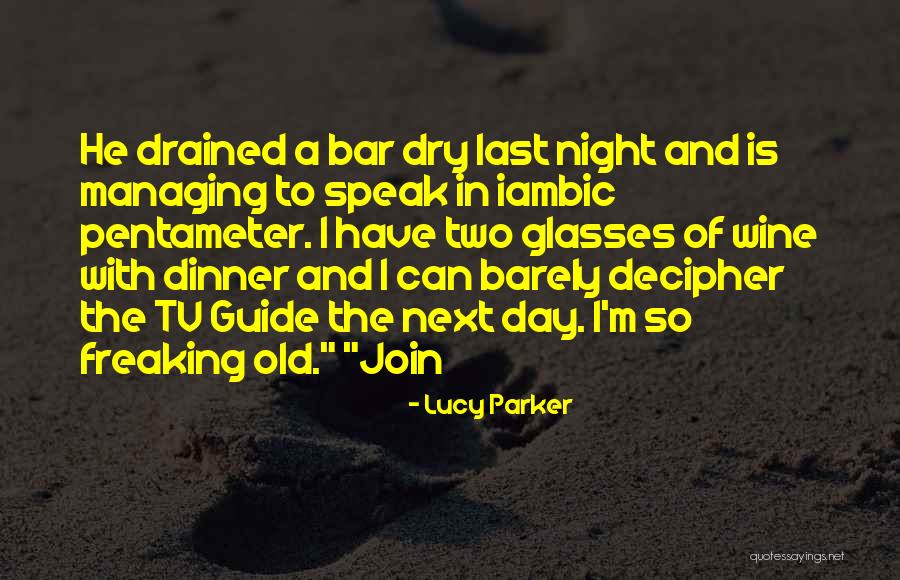 Drake Roast Quotes By Lucy Parker Drake Roast Quotes By Lucy Parker