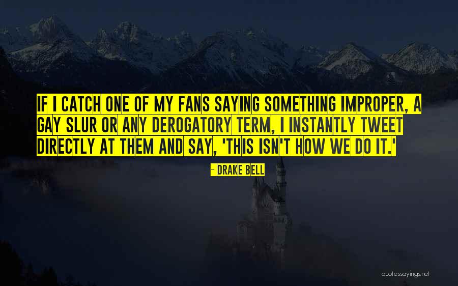 Drake Say Something Quotes By Drake Bell