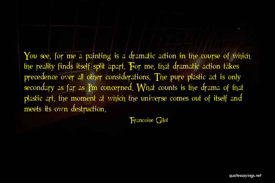 Drama Is Over Quotes By Francoise Gilot Drama Is Over Quotes By Francoise Gilot