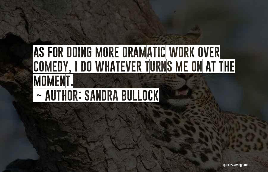 Dramatic Quotes By Sandra Bullock