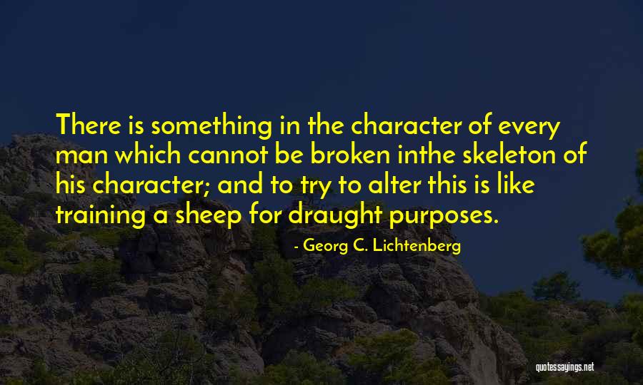 Draught Quotes By Georg C. Lichtenberg