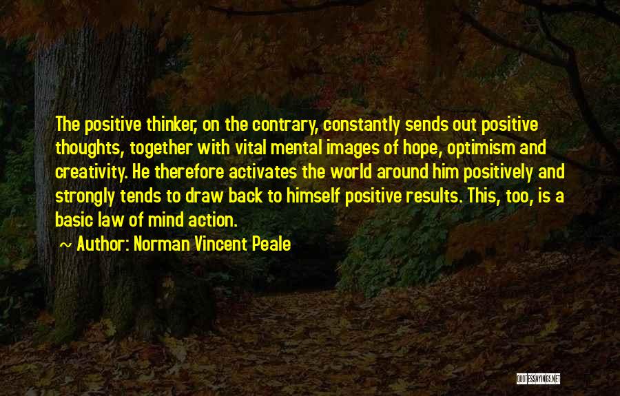 Draw Back Quotes By Norman Vincent Peale