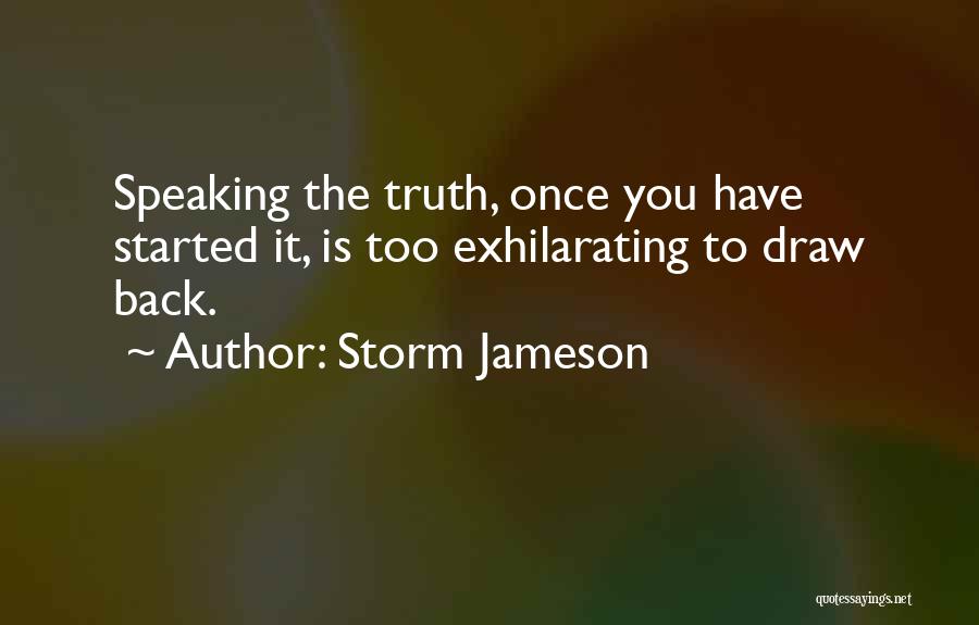 Draw Back Quotes By Storm Jameson