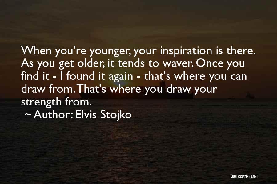 Draw Strength Quotes By Elvis Stojko