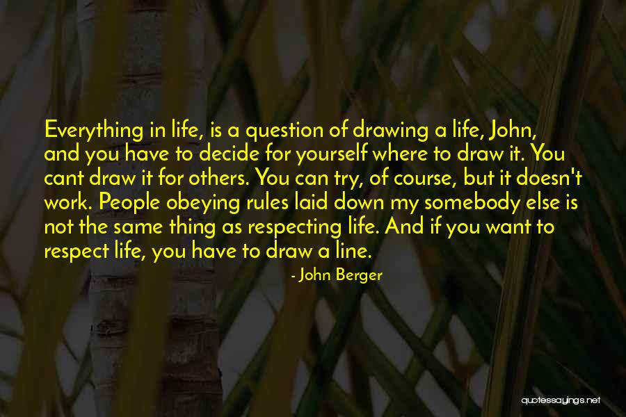 Draw Yourself Quotes By John Berger