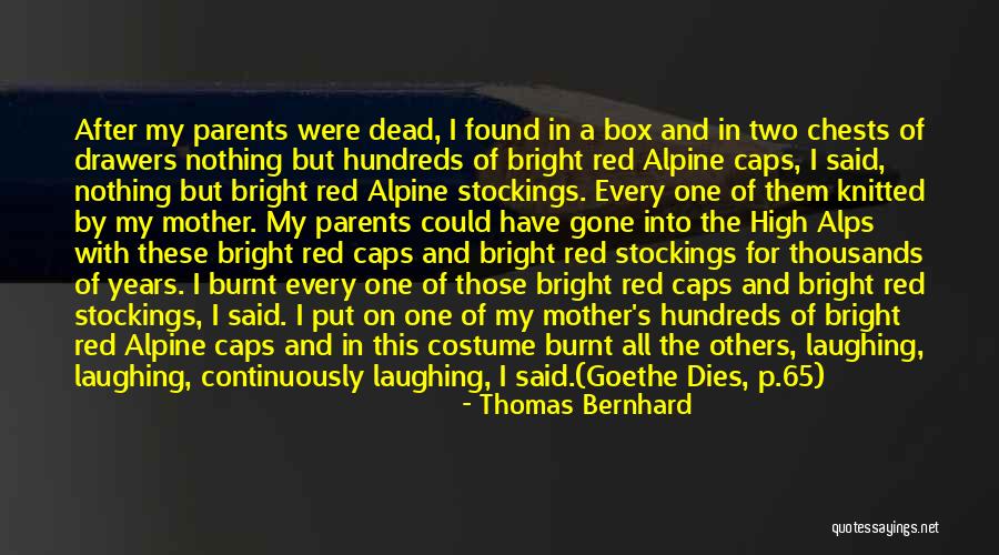 Drawers Quotes By Thomas Bernhard