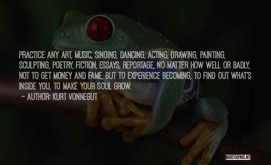 Drawing And Painting Quotes By Kurt Vonnegut