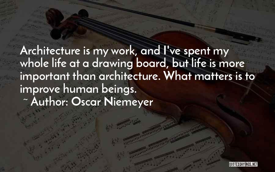 Drawing Architecture Quotes By Oscar Niemeyer