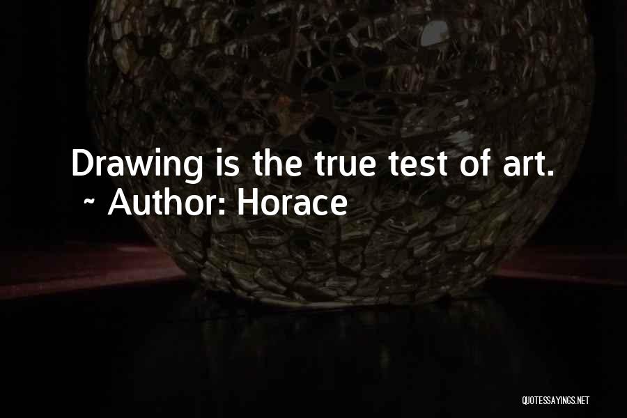 Drawing Art Quotes By Horace