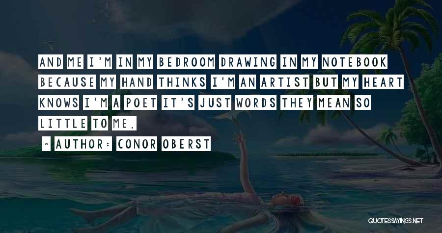 Drawing Artist Quotes By Conor Oberst