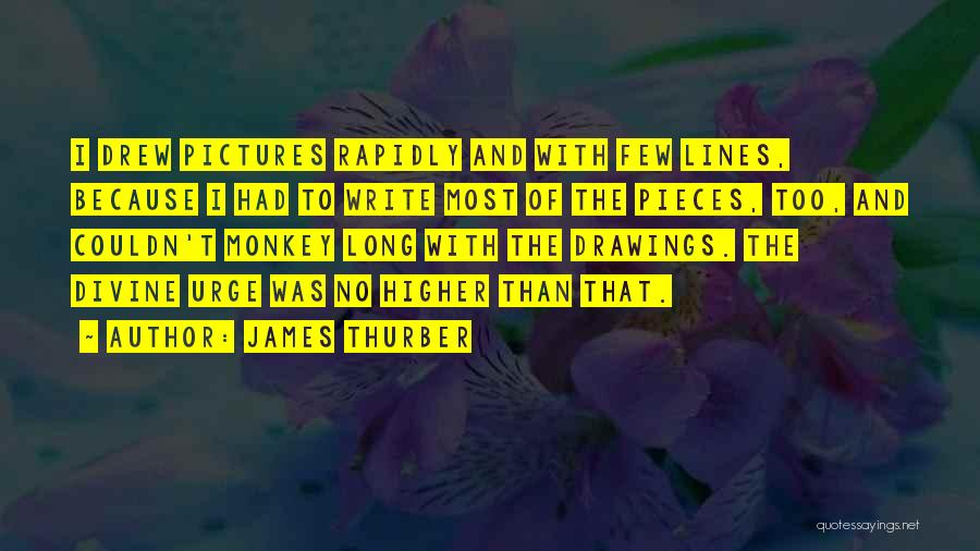 Drawing Lines Quotes By James Thurber