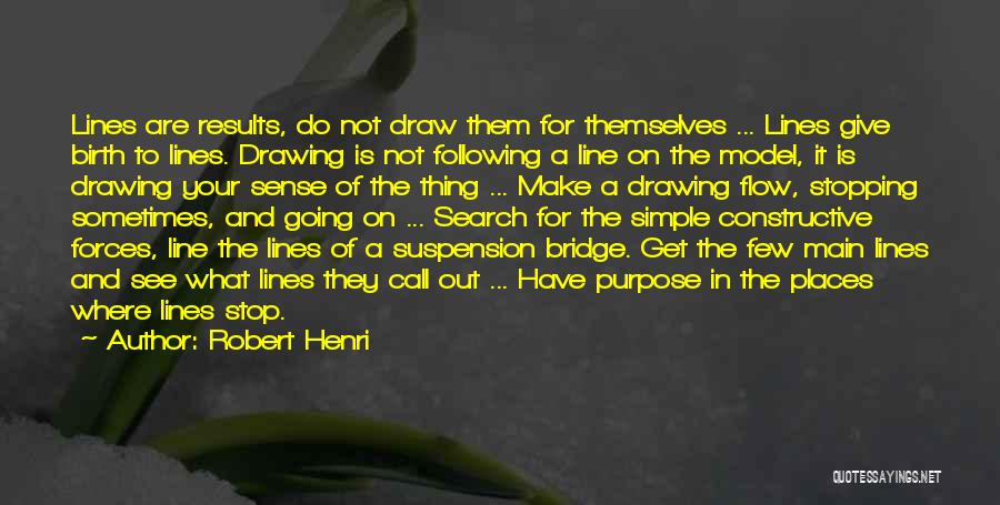 Drawing Lines Quotes By Robert Henri