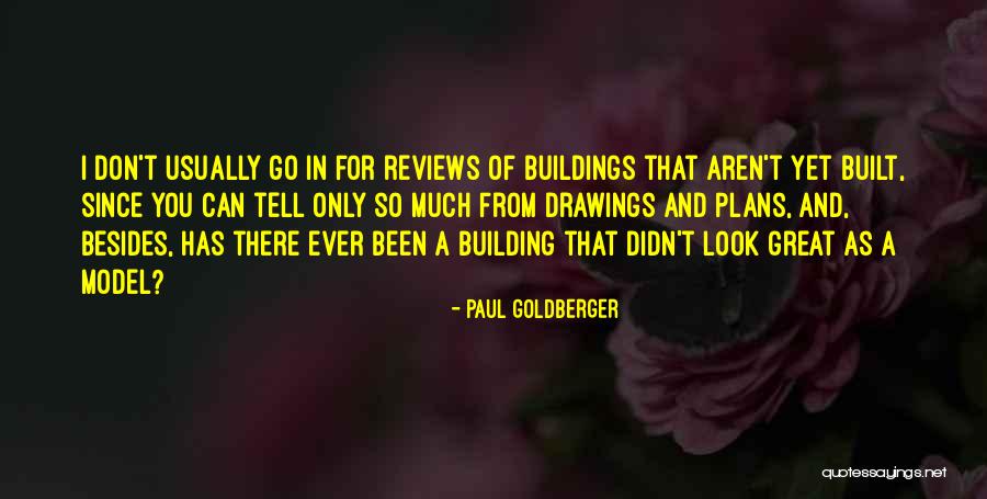 Drawings Quotes By Paul Goldberger