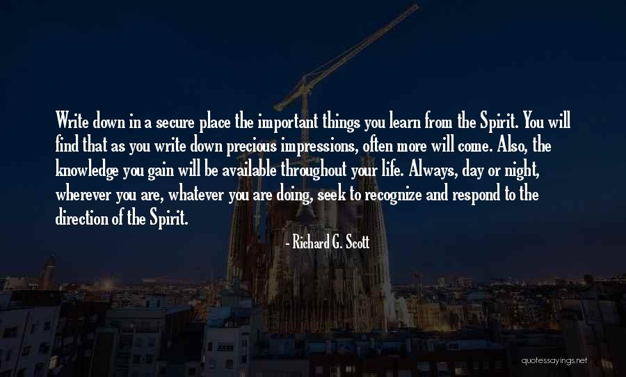 Drazina Quotes By Richard G. Scott Drazina Quotes By Richard G. Scott