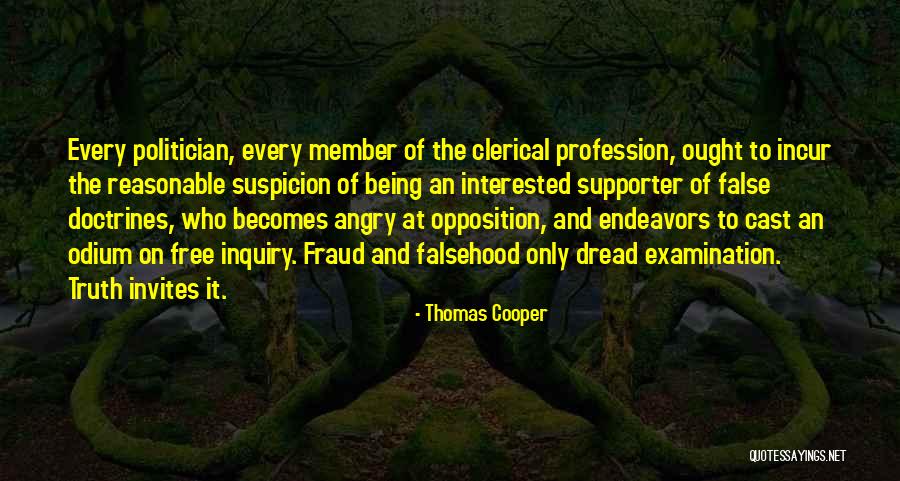 Dread Quotes By Thomas Cooper Dread Quotes By Thomas Cooper