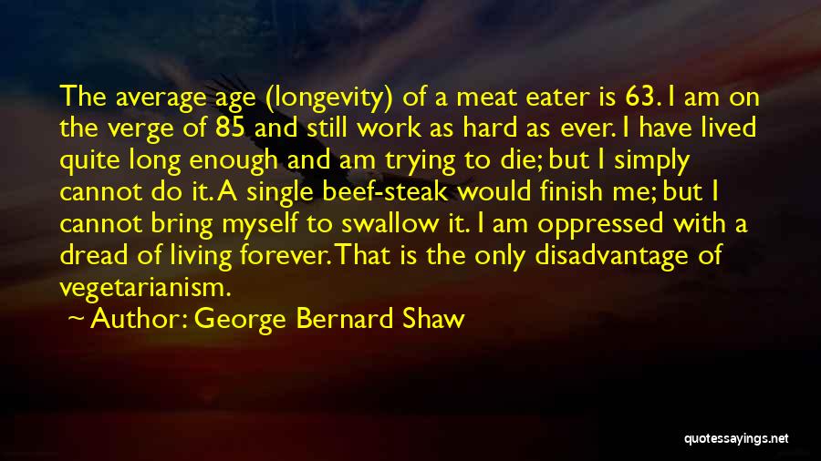 Dread Work Quotes By George Bernard Shaw