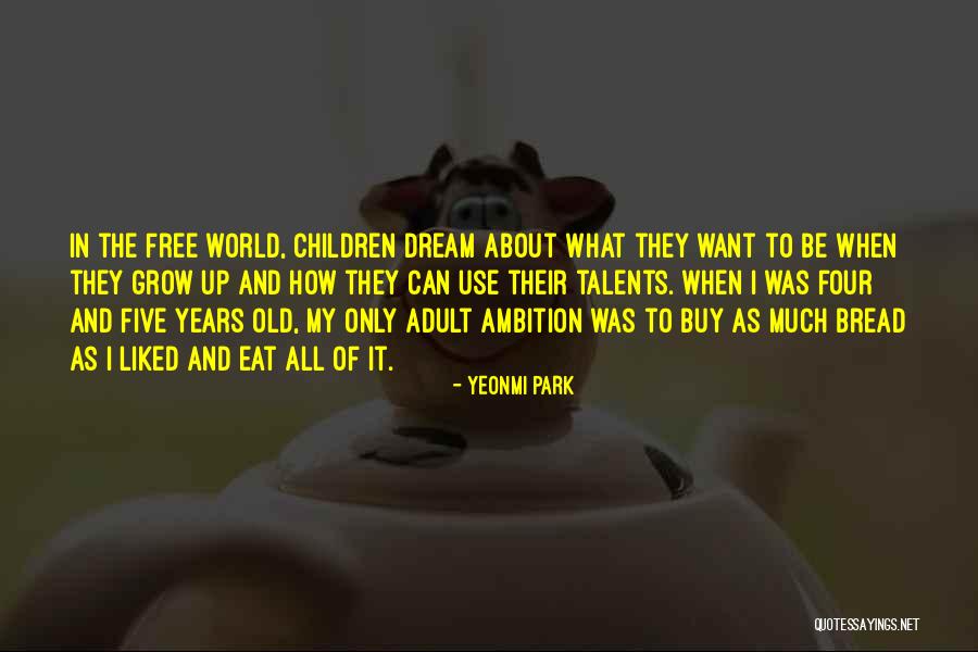 Dream And Ambition Quotes By Yeonmi Park Dream And Ambition Quotes By Yeonmi Park