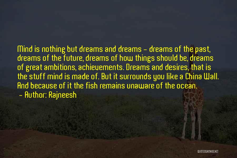 Dream And Ambitions Quotes By Rajneesh