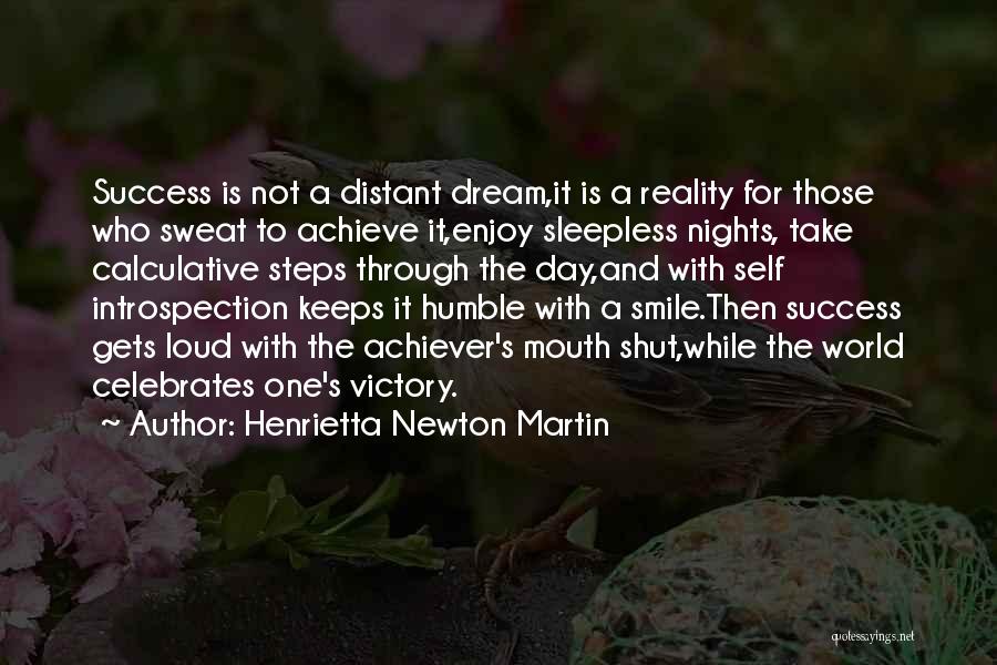Dream And Success Quotes By Henrietta Newton Martin