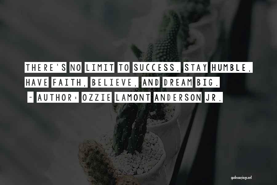 Dream And Success Quotes By Ozzie Lamont Anderson Jr.
