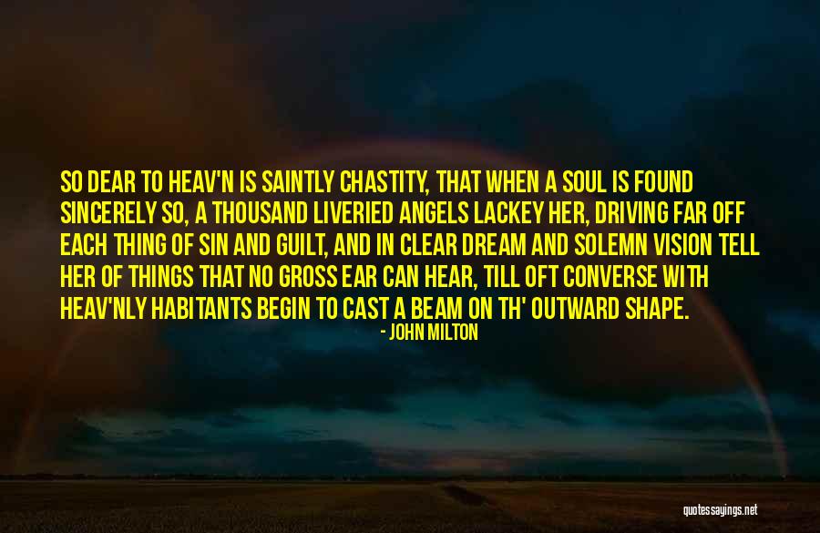 Dream And Vision Quotes By John Milton Dream And Vision Quotes By John Milton