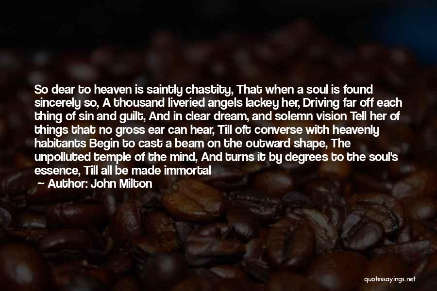 Dream And Vision Quotes By John Milton
