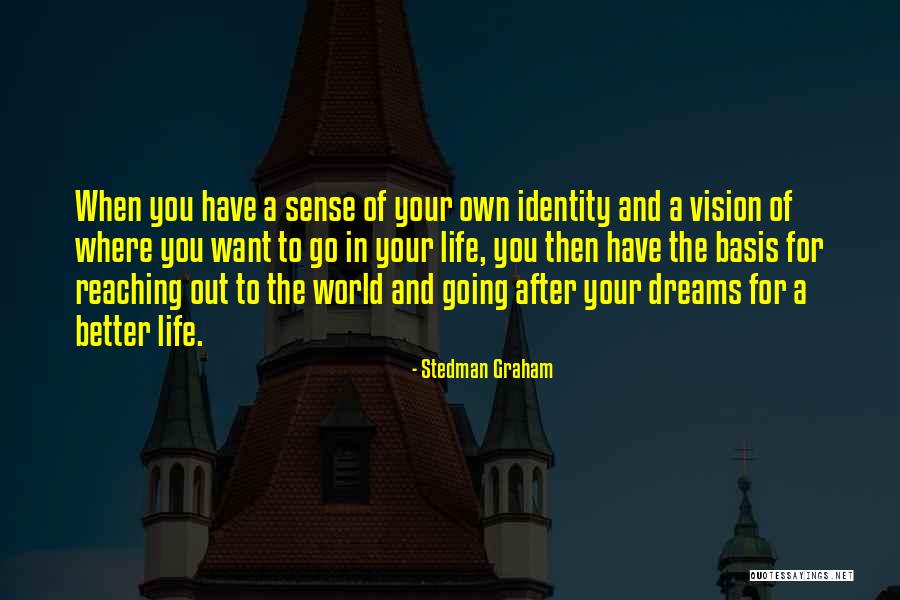 Dream And Vision Quotes By Stedman Graham