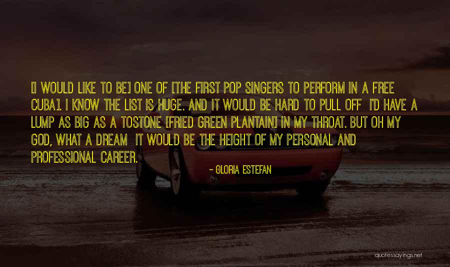 Dream Big God Quotes By Gloria Estefan Dream Big God Quotes By Gloria Estefan