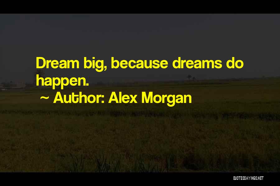 Dream Big Quotes By Alex Morgan