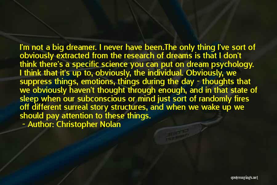 Dream Big Think Big Quotes By Christopher Nolan