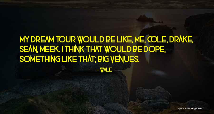 Dream Big Think Big Quotes By Wale