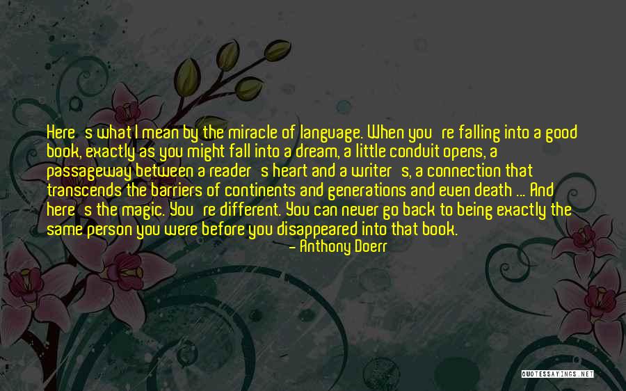 Dream Book Quotes By Anthony Doerr