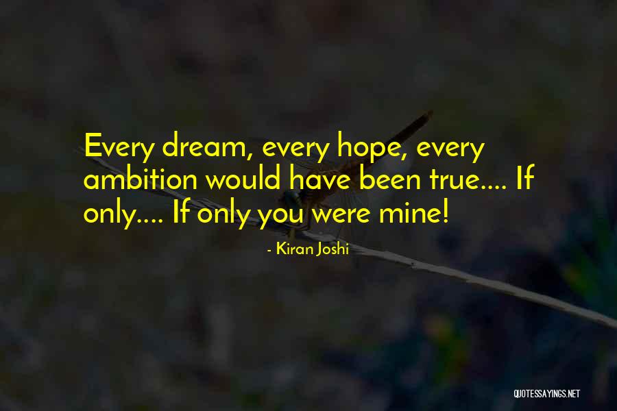 Dream Book Quotes By Kiran Joshi