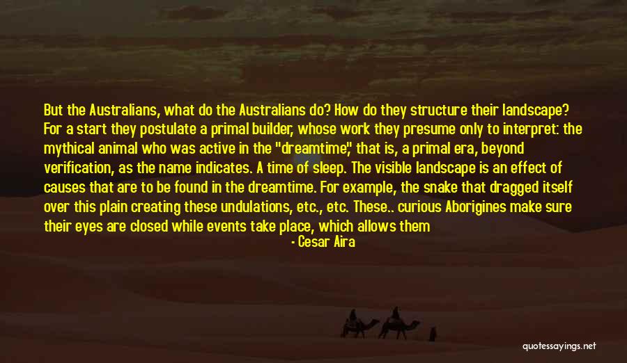 Dream Builder Quotes By Cesar Aira Dream Builder Quotes By Cesar Aira