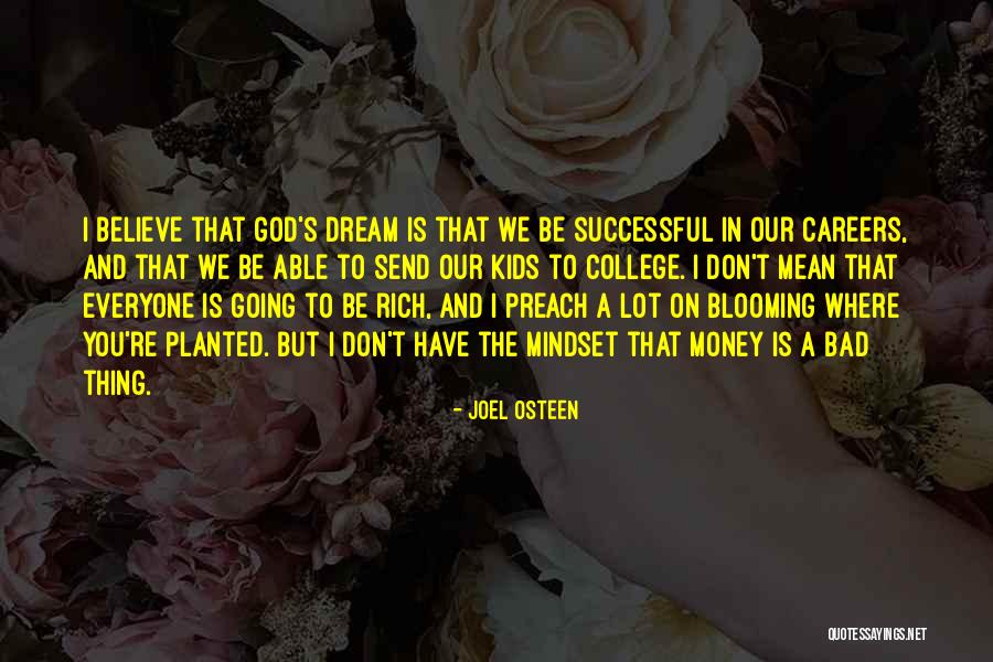 Dream Careers Quotes By Joel Osteen