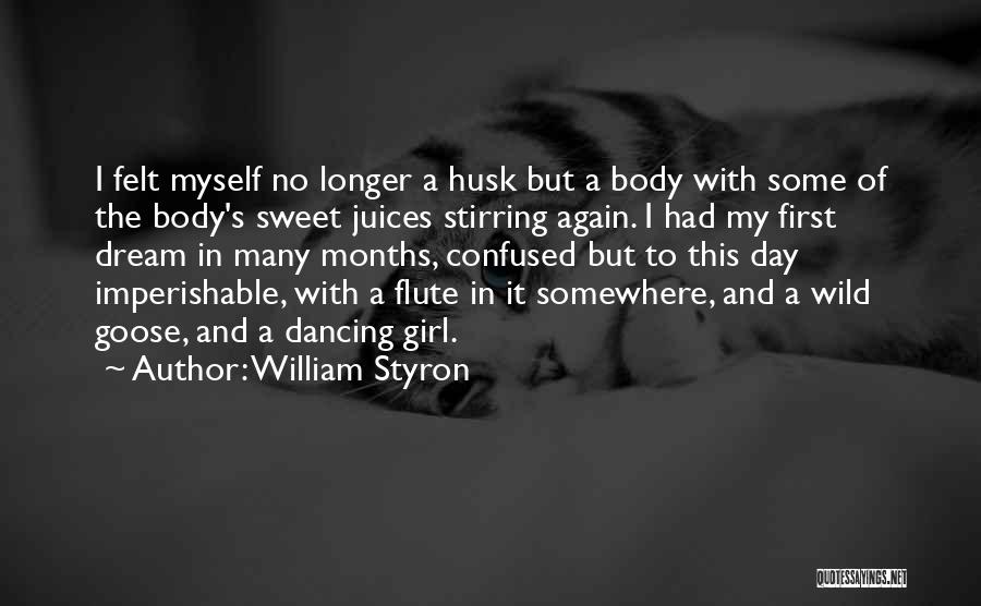 Dream Day Quotes By William Styron