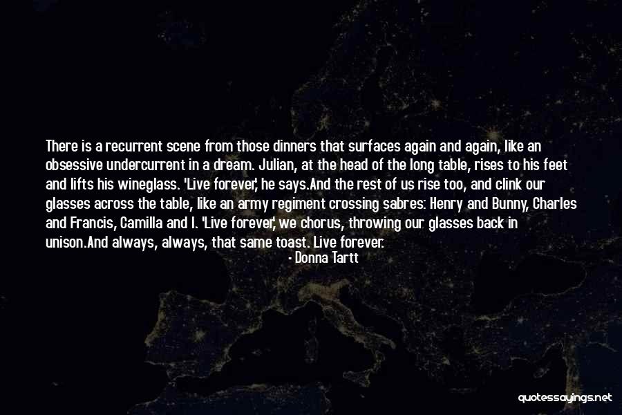 Dream Forever Quotes By Donna Tartt Dream Forever Quotes By Donna Tartt