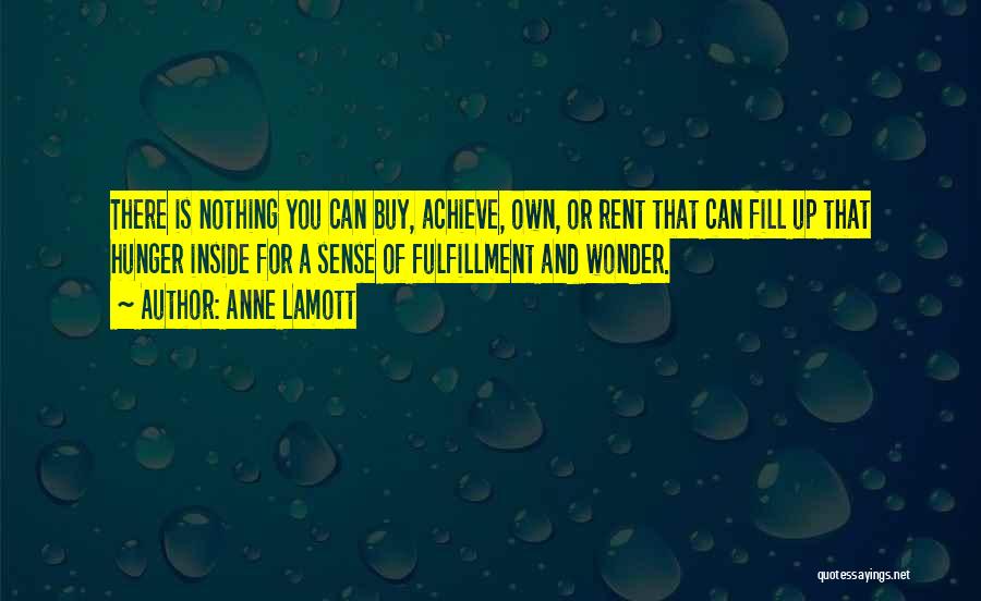 Dream Fulfillment Quotes By Anne Lamott